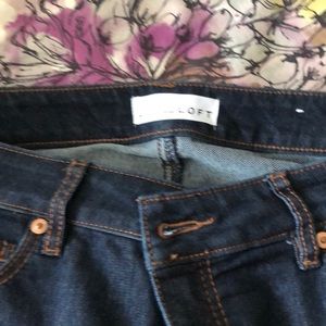 Very cute loft jeans - dark jean
